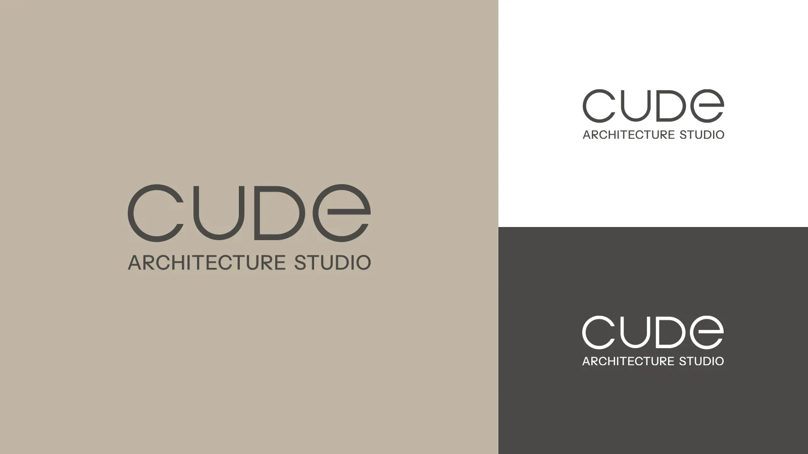 новото лого на CUDE Architecture Studio изработено он маркетинг агенция DGTalents