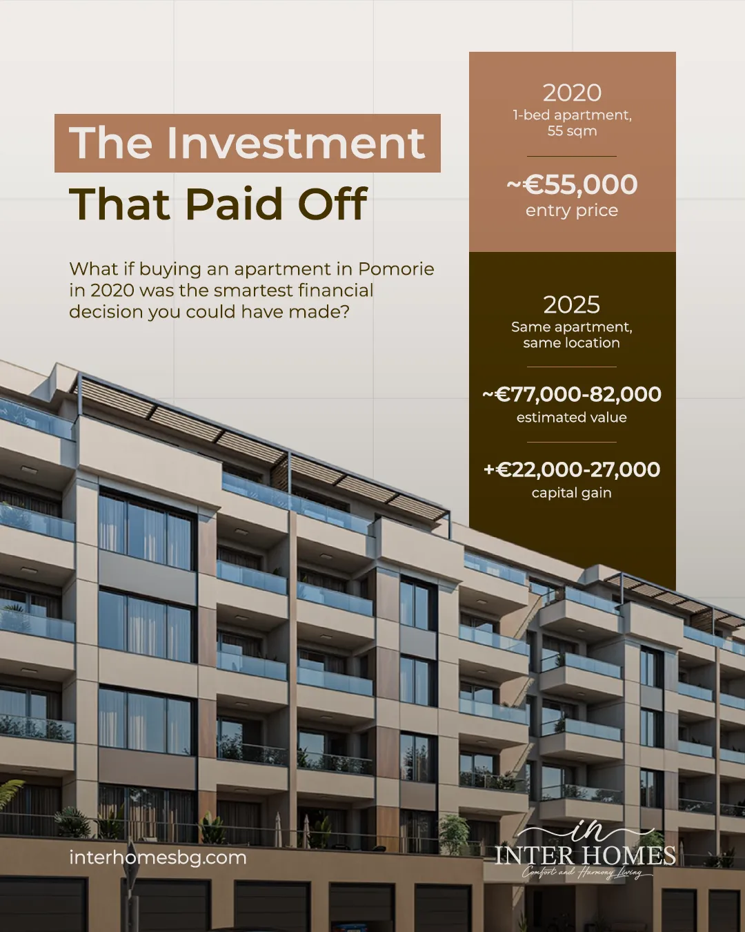 съдържание за interhomes pomorie от маркетинг агенция DGTalents