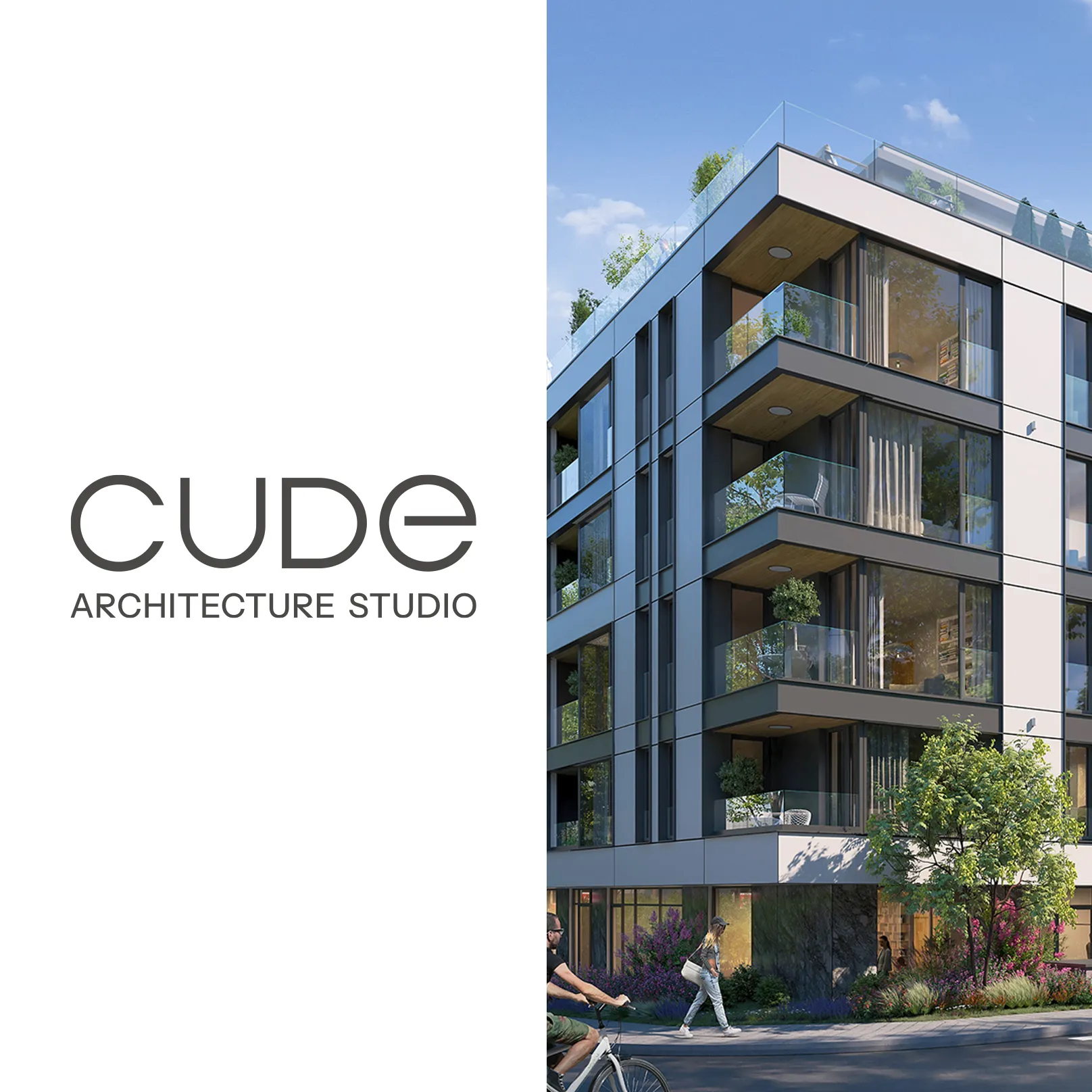 нов уеб сайт и лого за архитектурно студио CUDE от маркетинг агенция DGTalents