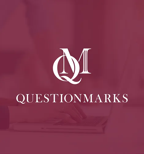 лого на QuestionMarks от маркетинг агенция DGTalents